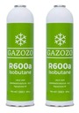 2 x Chladiaci plyn IZOBUTAN R600a 420g 750ml SET