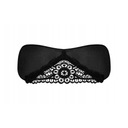 Black Obsessive Eye Mask - Satinia One Size (univerzálne)