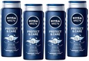 NIVEA Men Protect & Care sprchový gél 4x500ml