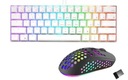 RK61 MECHANICKÁ KLÁVESNICA 60% RGB A BEZDRÔTOVÁ MYŠ