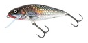 WOBLER SALMO BIELÍK PLÁVAJÚCI HOLO GREY LESK 14cm