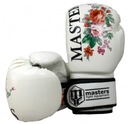 MASTERS RPU-FLOWER BOXERSKÉ RUKAVICE BIELE 10 oz