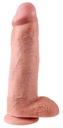 DILDO UMELÝ PENIS S ODSÁVANÍM 30,5 cm King Cock