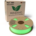 PLA filament svetlozelený LIGHT GREEN žiarivý neón svetlozelený 1kg PRINDANO