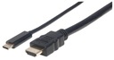 ADAPTÉROVÝ KÁBEL USB-C DP ALT REŽIM DO HDMI M/M 1M