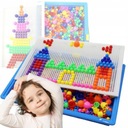 3D PUZZLE MONTESSORI PUZZLE PINS HUBICE 296 ks.