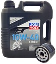 LIQUI MOLY 1243 MOTORKA 4T 10W40 4L STREET + FILTER