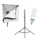 MAKE-UP SET softbox 50x50cm + 125/600W SET