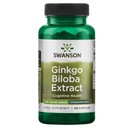 SWANSON GINKGO BILOBA 24% EXTRAKT 60 mg 120 KAPS