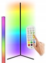 Rohová STOJNÁ LAMPA RGB LED + diaľkové ovládanie