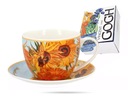 Šálka ​​s podšálkou Van Gogh Sunflowers 250 ml porcelánový darček CARMANI