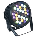 BLACK PAR 30x3W RGBA UV LED bodové svietidlo