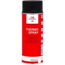 Čierna farba odolná voči 600C CARSYSTEM Thermo-spray