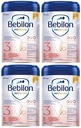 BEBILON Profutura 3 DuoBiotic následné mlieko 4x800