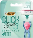 Bic System Náplne do holiaceho strojčeka Click Soleil 3 Sensitive, 1 balenie – 4 ks