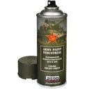 FOSCO Military PAINT v SPREJ 400ml sovjet Zelená