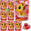 BE RAW KIDS zdravé STRAWBERRY jahodové želé 8x