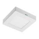 GTV štvorcové stropné svietidlo 12 x 3,5 cm biele MATIS PLUS 7W LED svietidlo