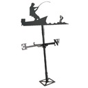 1ks Weathervane Fence Mount Wind Vane