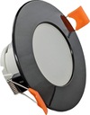 Svietidlo LED Downlight Black 8W 3000K 560lm IP65/20