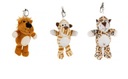 KEYRING KEYRING MASCOT LION TIGER CHEEPARD 3 KS