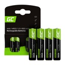 GREEN CELL Nabíjacie batérie 4xAAA HR03 950mAh