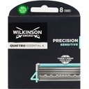 8x Náplne pre pánske nože WILKINSON Quattro TITANIUM