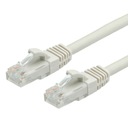 LAN UTP Cat.6A RJ45 sieťový kábel, šedý 15 m