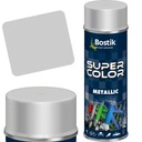 BOSTIK SUPER COLOR METALICKÁ FARBA v spreji čierna 400ml 32082090