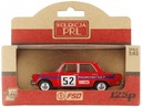 Vozidlo PRL Fiat 126p Rally Red Collectible CAR Vintage CAR