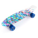 METEOR SKATEBOARD PLAST MULTICOLOR FIX