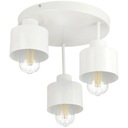 Luster LED LAMPA DO KUCHYNE 3XE27 HRNEK BIELY