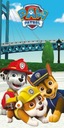 Plážová osuška 70x140 Paw Patrol Paw Chase Marshall Rubble bavlna