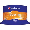 VERBATIM DVD-R TORTOVÉ DISKY (50)