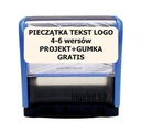 Trodat pečiatka 8912 modrá 47x18mm 4-6 riadkov + Design