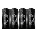 Axe Black sada sprchových gélov pre mužov 4x400 ml