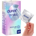 Durex Invisible LUBE kondómy extra zvlhčené tenké steny 10 ks.