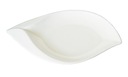 BIELY SALSA PORCELÁNOVÝ tanier 31x18 AMBITION Słd