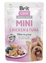 Brit Care Mini vrecko na kurča a tuniaka 12 x 85 g