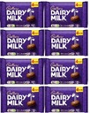 8x109g CADBURY Mliečne tyčinky 4 ks UK