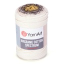 YarnArt Cotton Spectrum makramé šnúra tieňovaná ombre 1301, pletená