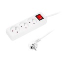 Predlžovací kábel Power Strip 3 zásuvky 3m so zástrčkou