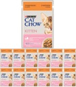 Purina Cat Chow Kitten moriak s cuketou 12x85g