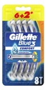 Holiace strojčeky Gillette Blue3 Comfort 8 ks.