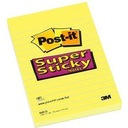 POST-IT SUPER LEPICÍ BLOK ŽLTÝ 102 X 152 MM PODLOŽENÝ 75 LISTOV