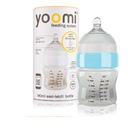 YOOMI BOTTLE modrá 140 ml s cumlíkom 0m+