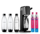 SodaStream ART BLACK + 2x POISTKOVÁ FĽAŠA 1L + CO2