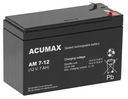 BATÉRIA AGM ACUMAX AM 7 Ah 12 V HRAČSKÉ VOZIDLÁ