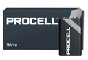 10x alkalická batéria DURACELL PROCELL CONSTANT 9V