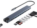 HUB USB-C HDMI 4k USB 3.0 PD napájanie 87W